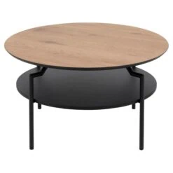 Isandro Salontafel Rond Naturel 80cm