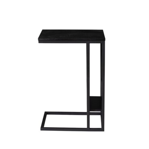 Jonna Bijzettafel Zwart Mangohout 49cm