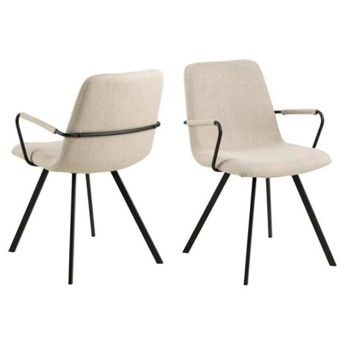 Kraman Eetkamerstoel Beige