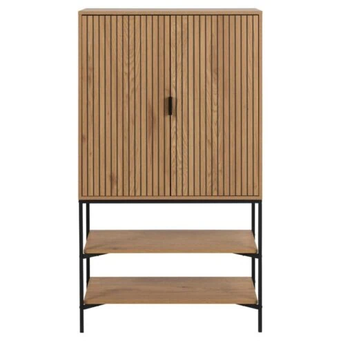 Lexora Wandkast Eiken lichtbruin 80cm