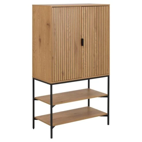 Lexora Wandkast Eiken lichtbruin 80cm