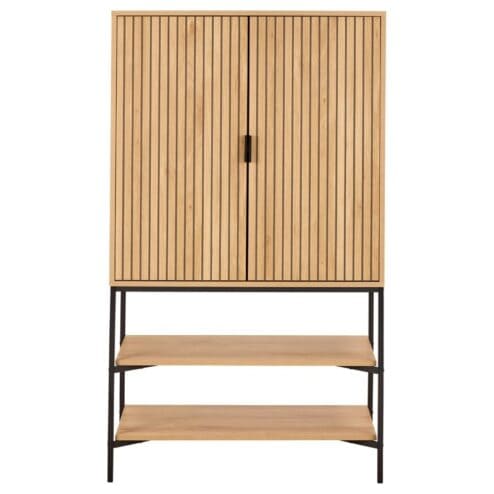 Lexora Wandkast licht Eiken 80cm
