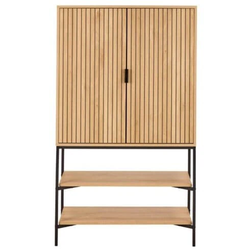 Lexora Wandkast licht Eiken 80cm