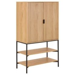 Lexora Wandkast licht Eiken 80cm