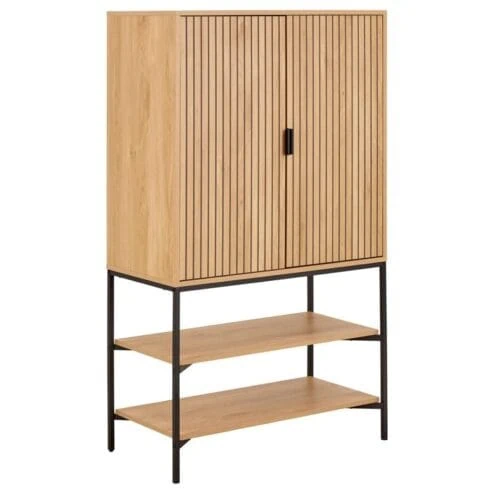 Lexora Wandkast licht Eiken 80cm