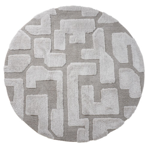 Liana vloerkleed Beige Rond 160x160cm