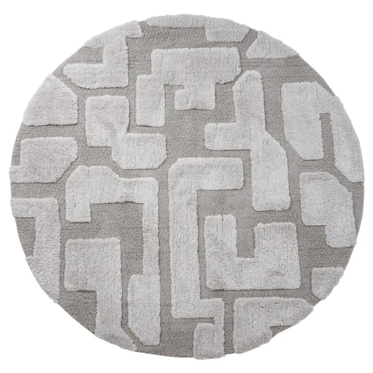 Liana vloerkleed Beige Rond 160x160cm