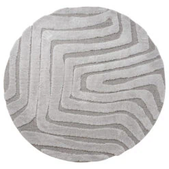 Lima vloerkleed Beige Rond 160x160cm