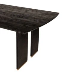 Lior Eettafel Zwart Goudpoot 280cm