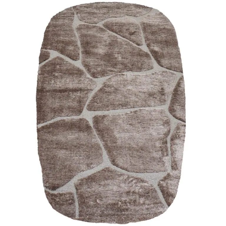 Macy vloerkleed Bruin Ronde hoeken 200x290cm