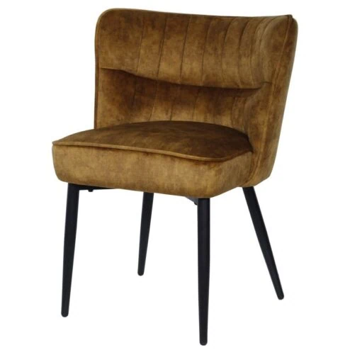 Maro Eetkamerstoel Bruin Velvet