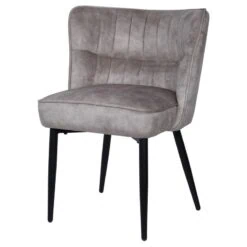 Maro Eetkamerstoel Taupe Velvet