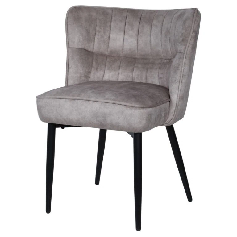 Maro Eetkamerstoel Taupe Velvet