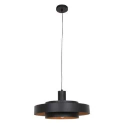 Naro 1-lichts Hanglamp Zwart