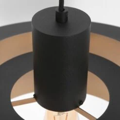 Naro 1-lichts Hanglamp Zwart