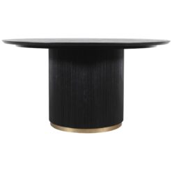 Naro Eettafel Zwart Mangohout 150cm