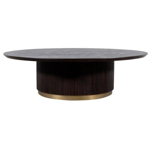 Naro Salontafel Zwart Mangohout 150cm