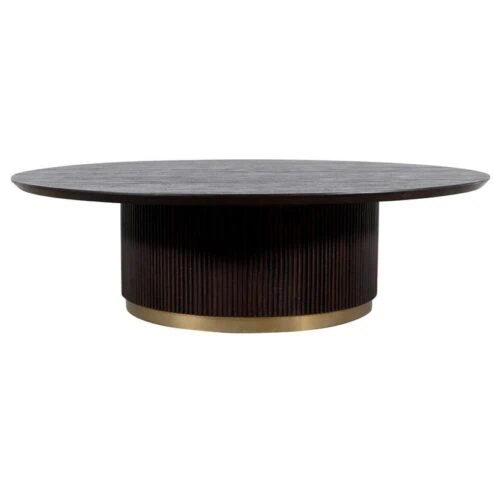 Naro Salontafel Zwart Mangohout 150cm