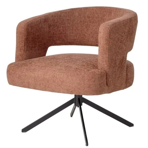 Naroa Eetkamerfauteuil Terracotta