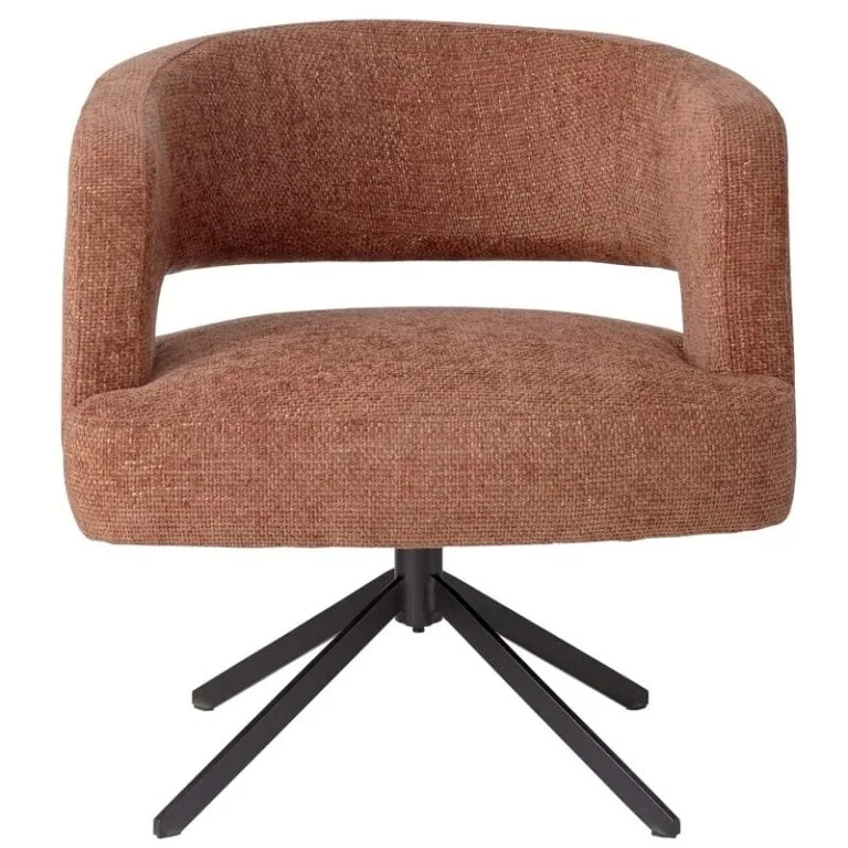 Naroa Eetkamerfauteuil Terracotta