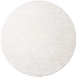 Nica vloerkleed Crème Rond 280x280cm