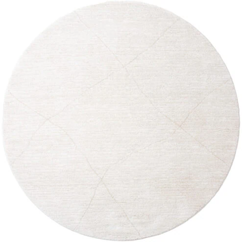 Nica vloerkleed Crème Rond 280x280cm