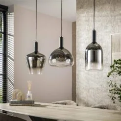 Noah 3-lichts Hanglamp Smoke