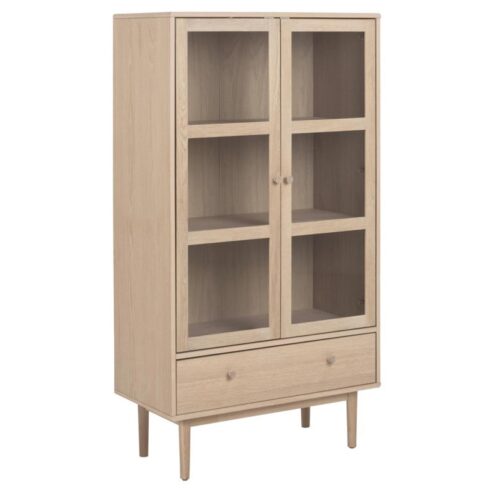 Nordvik Vitrinekast Naturel 80cm