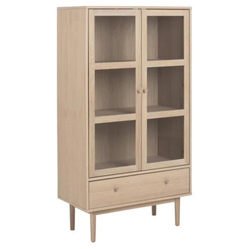 Nordvik Vitrinekast Naturel 80cm