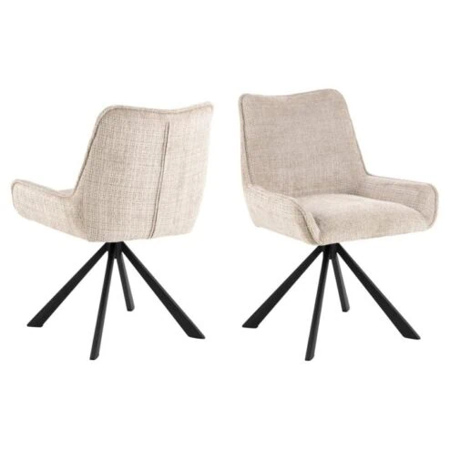 Noretta Eetkamerstoel Beige