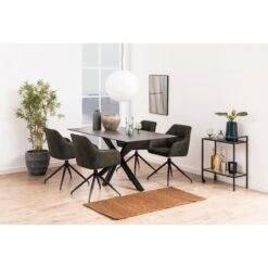 Onyx Eetkamerstoel Groen