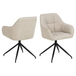 Onyx Eetkamerstoel Lichtbeige