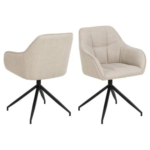 Onyx Eetkamerstoel Lichtbeige
