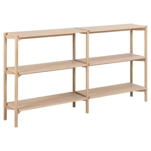 Ravel Boekenkast Laag Naturel 169cm