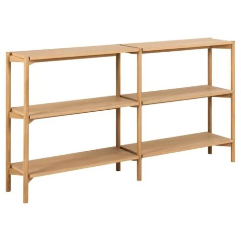 Ravel Boekenkast Laag Naturel 169cm