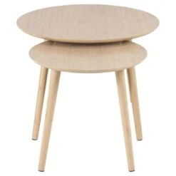 Revar Salontafel Set van 2 Rond Bamboe