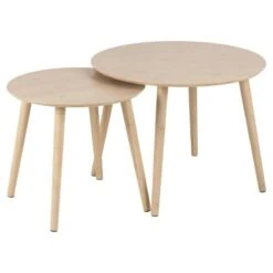 Revar Salontafel Set van 2 Rond Bamboe