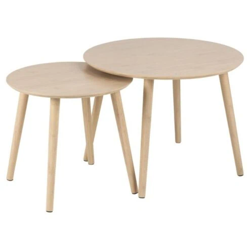 Revar Salontafel Set van 2 Rond Bamboe