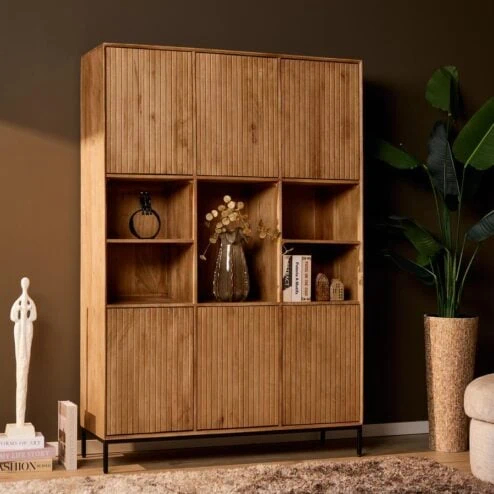Vakkenkast Martin XL Naturel 135cm