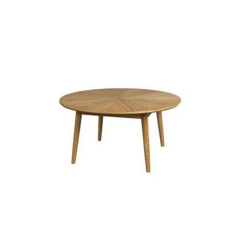 Salontafel Fabio Rond Eikenhout 80cm