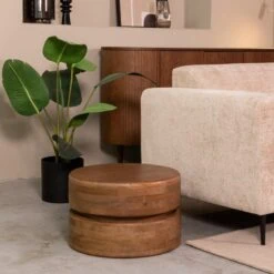 Salontafel Milly Naturel Mangohout 50cm
