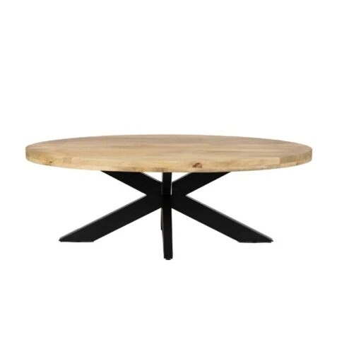 Salontafel Britt mangohout ovaal 130cm