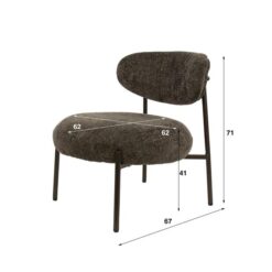 Sarah Fauteuil Bruin