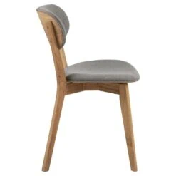 Skano Eetkamerstoel Grijs met Hout