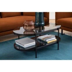Stryn Salontafel Zwart 95cm