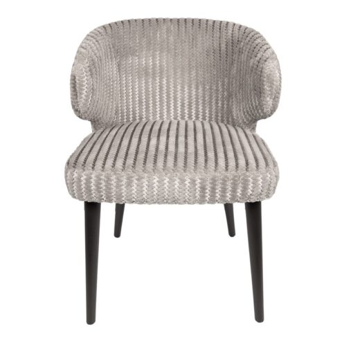Taro Eetkamerstoel Beige Donkerhout