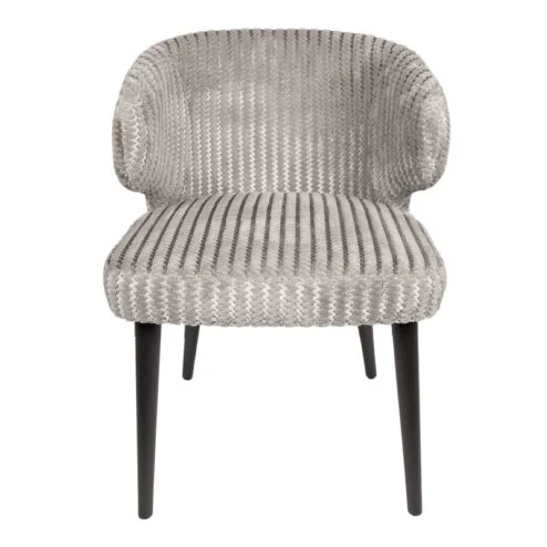 Taro Eetkamerstoel Beige Donkerhout