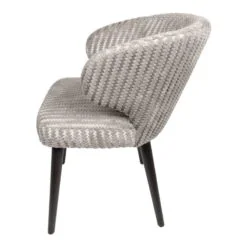 Taro Eetkamerstoel Beige Donkerhout