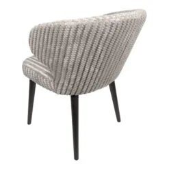Taro Eetkamerstoel Beige Donkerhout