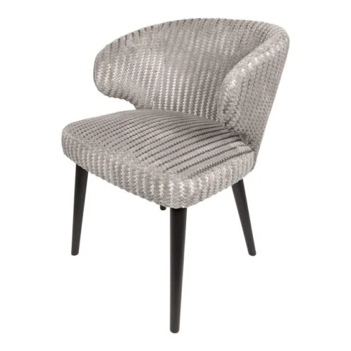 Taro Eetkamerstoel Beige Donkerhout